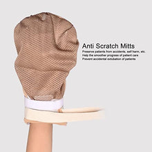 Load image into Gallery viewer, Patient Hand Restraint Glove Breathable Mesh Comfort Protection Improve Nursing Efficiency Anti Scratch Mitts for Hospital(Left Hand)
