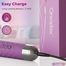 Load image into Gallery viewer, Rechargeable Vibrator, 20 Patterns &amp; 5 Speeds,G-Spot Wand Vibrator, Clit Vibrators, Sex Toys, Quiet &amp; Powerful - Waterproof, Dildos, Adult Toys, Personal Wand Massager- Purple
