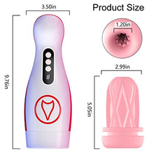 Load image into Gallery viewer, Automatic Male Masturbator, Male Masturbators Cup with 7 Thrusting &amp; Rotating Modes for Penis Stimulation, Electric Pocket Pussy Male Stroker Toy, Adult Male Sex Toys for Men-6
