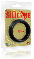 Ignite Wide Silicone Donut Ring, Black