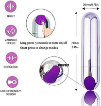 Load image into Gallery viewer, Electric 10 Modes Personal Bullet Massager Portable Bullet Tool Feminine Pleasure, Handheld Play Soft Smooth Toy Body Pleasure
