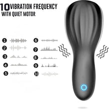 Load image into Gallery viewer, Electric Penis Pump with 10 Sucking Modes, Penis Vacuum Pump for Penis Enlargement, Dual Motor Male Masturbator, Male Penis Sucking Vacuum Pump Sex Toys for Men
