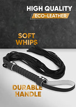 Load image into Gallery viewer, Horse Whip Set Leather Whip, Riding Horse Crop, Riding Crops for Horses
