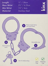 Load image into Gallery viewer, Abs Holdings Kink Heavy Metal Handcuffs, Silver
