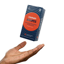 Load image into Gallery viewer, Roman Swipes | Fast-Acting, Convenient, Over-The-Counter Wipes Increase Stamina, Formulated with 4% Benzocaine, Features Discreet Packaging | 12-Pack
