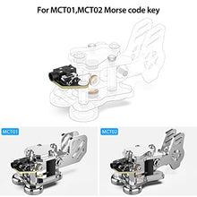 Load image into Gallery viewer, Telegram Double Paddle CW Key MCT02 Rose Gold and Double Paddle Key Socket Replacement
