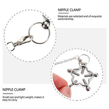 Load image into Gallery viewer, MILISTEN Sexy Nipple Clip Bikini Bralette Chain Sex Nipple Clamp Stainless Steel Nipple Ring Adjustable Nipple Clamps Sex Pleasure Toy Sex Stimulator (Silver)
