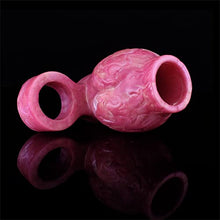 Load image into Gallery viewer, Knot Small Penis Sleeves Male Penis Enlargement Sleeve with Cock Ring Adult Sex Toy, Silicone Penis Enlarger Sleeve Soft Cock Sleeve Sex Toy for Men (L)
