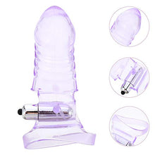 Load image into Gallery viewer, Healifty Vibrating Finger Sleeve G Spot Finger Sleeve Vibrator Female Sex Stimulator Massager Toys Woman Pleaure Toys Adult Sex Supplies Purple
