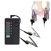 Load image into Gallery viewer, Electric Non Piercing Nipple Rings, 2023 Electric Shock Nipple Clip, Nipple Clamps, Suitable for Ladies Own Use and Flirting with Couples (B)
