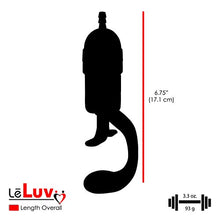 Load image into Gallery viewer, 2.25&quot; x 9&quot; Good EasyOp Black Bgrip Penis Pump Ball Grip with Clear Graduated Cylinder/Clear Collapse-Resistant Hose + 4X .44&quot; Constriction Rings
