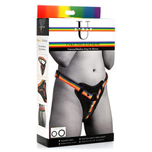 Load image into Gallery viewer, Strap U Rainbow Harness w/Silicone O-Rings (AG996)
