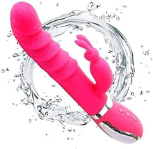 Load image into Gallery viewer, Thrusting Dildo Rabbit Vibrator for Women, Vibrator Adult Sensory Toys G Spot Sex Toy with 3 Telescopic &amp; 10 Vibration Modes, Adult Sex Toys with Quiet Dual Motors for Sex or Couples
