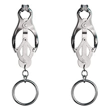 Load image into Gallery viewer, Clover Clip Nipple Clamps, Adjustable Flat Nipple Clamps, Non Piercing Nipple Clamps, Nipple Clamps for Women (1Pair,A)
