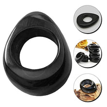 Load image into Gallery viewer, DOITOOL Pro Tools Massaging Ring Ox Horn Ring: Black Foot Massage Finger Rings Acupressure Ring Tool Foot Scraper Rings for Adult
