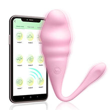 Load image into Gallery viewer, AyaGo Bullet Vibrator, Upgraded Wearable Bluetooth Stimulator for Female Adult Toys, Mini Egg Style Vibrator Bullet for Women Vibrating Ball, Small Pink Remote Control Vibrating Machine
