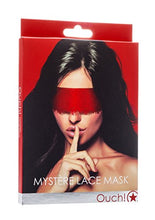 Load image into Gallery viewer, Ouch! Mystere Lace Mask, Red
