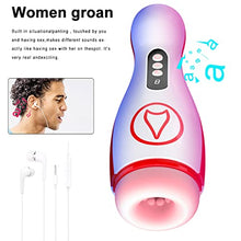 Load image into Gallery viewer, Automatic Male Masturbator, Male Masturbators Cup with 7 Thrusting &amp; Rotating Modes for Penis Stimulation, Electric Pocket Pussy Male Stroker Toy, Adult Male Sex Toys for Men-6
