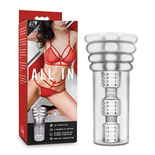 Load image into Gallery viewer, Blush M for Men All in - #1 Bestselling Pocket Pussy Masturbator - Ultra Soft Male Masturbation Stroker - Ribbed &amp; Multi Textured, Multi Chamber for Ultimate Pleasure - Male Sex Toy for Guys - Clear
