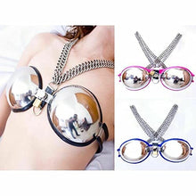 Load image into Gallery viewer, LESOYA Female Male Stainless Steel Adjustable Chastity Belt Device Lockable Bra Harness Chastity Bra Devices
