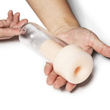 Load image into Gallery viewer, Portable Male Masturbator Silicone Penis Sleeve Pump Vacuum Comfort Cylinder Accessories (Transpaent)
