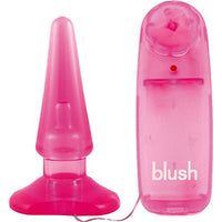 Blush Novelties Butt Plug Vibrator, Pink