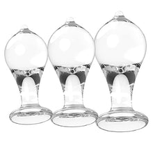 Load image into Gallery viewer, Fantasy Lover 3 Pcs 3 Size Crystal Anal Butt Plugs Mushroom Shaped Training Set Sex Toys Unisex Sex Gifts Things for Beginners Couples Large/Medium/Small
