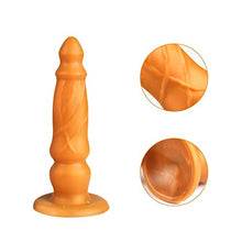 Load image into Gallery viewer, FST Tapered Head Anal Plug Vaginal Fit G-spot Stimulation Dildo Bulge Textures Prostate Massage with Strong Suction Cup for Women Men Masturbation Couple Flirt Liquid Silicone Sex Toy (L)
