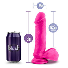 Load image into Gallery viewer, Blush Au Naturel Bold Hero 8 Inch Ultra Soft Realistic Sensa Feel Dual Density Flexishaft Dildo Sex Toy for Women and Men - Pink
