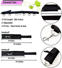 Load image into Gallery viewer, Sex Cuffs for Adults Couples Bed Restraints Kit for Couples Under King Bed Neck to Wrist Bondage Restraints Set Wrist and Ankle Bondaged Kit Adult for Couples Queen Bed Kinky Gift for Women Sweatshirt
