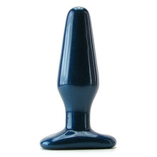 Load image into Gallery viewer, Doc Johnson Pretty Ends - Butt Plug - Medium - 5.6 in. Long and 1.6 in. Wide - Great for Beginners and Intermediate - Sturdy Flared Base - Anal Toy - Midnight Blue
