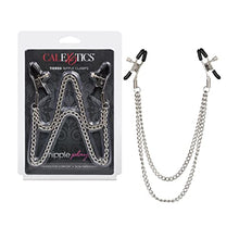 Load image into Gallery viewer, California Exotic Novelties Nipple Play Tiered Clamps, Silver
