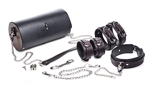 Sam's Secret Euphoria Unisex Novelty Clothing Kinky Clutch Black Bondage Set with Carrying Case