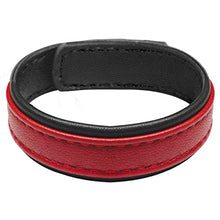 Load image into Gallery viewer, Strict Leather Nylon Hook Leather Cock Ring - Red
