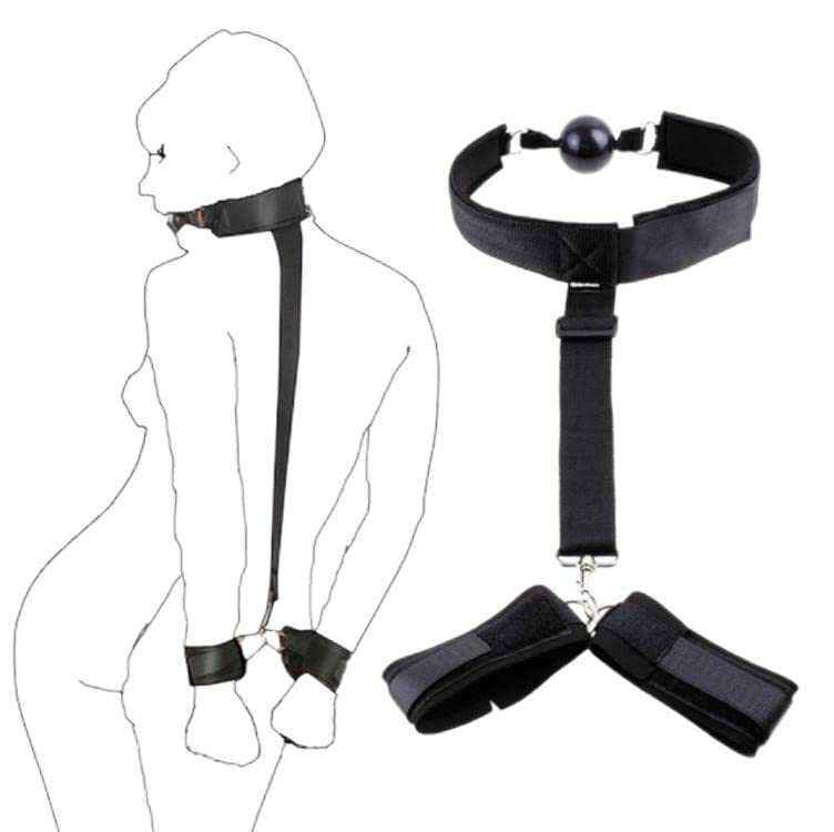 PASTOS Bed Restraints Sex Adults Bondaged Kit Adult Bed Restraint Set Adult Sex Toys BDSM Handcuffs Sex Gag Ball Bondaged Kit Tie Down Straps Sex Play Sex Set Hand Legs Sex Ball Gag and Restraints Sex