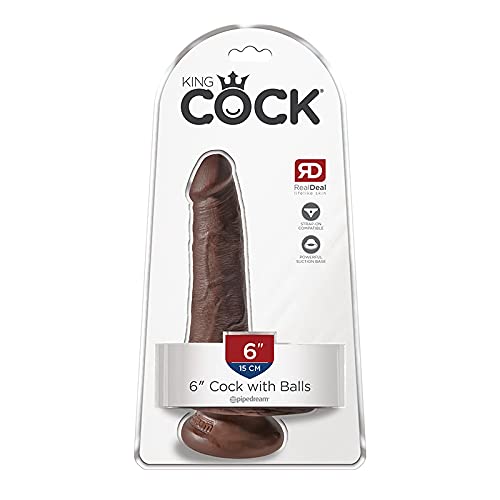 Adult Sex Toys King 6in with Balls - Brown