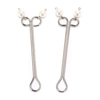 Body Massager Steel Labia Clips/Labium Clamps/Brease Nipple Clamps/Clitoris Clips/Ear Clips for Women