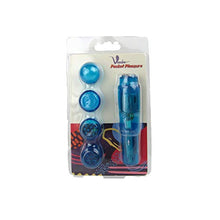 Load image into Gallery viewer, Voodoo VT-0587 Pocket Pleasure Mini Vibrator - Blue
