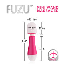 Load image into Gallery viewer, Fuzu FZ-MWR-19 Rechargeable &amp; Travel Size Mini Wand, Pink
