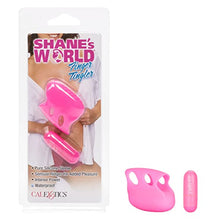 Load image into Gallery viewer, CalExotics Shanes World Finger Tingler - Vibrating Silicone Sex Toy Vibrator for Couples  Vibe Finger Tickler - Pink
