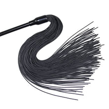 Load image into Gallery viewer, 2pcs for Removable Toy Feather Toys Lovers Fetish Whip Date Pets Party Flogger Night Beat Silicone Couples Flirting Spanking Paddle Tickler Cosplay Leather Paddles Tease Black
