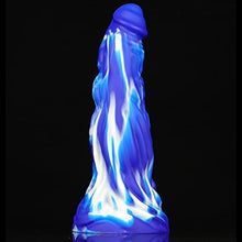 Load image into Gallery viewer, 10.8&quot; Huge Realistic Monster Dildo Female G Spot Dildo Adult Sex Toy, Extra Large Flexible Dildo with Suction Cup, Couples Silicone Dildo Anal Plug Toy (Blue)
