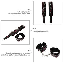 Load image into Gallery viewer, KESYOO Wrist Cuff Wrist Cuff Under Bed Bondage Adult Hand Cuffs Heart Pattern Fetish Toys Bondage Role Play Toys for Couple Lover Restraint Handcuff Wrist Restraints
