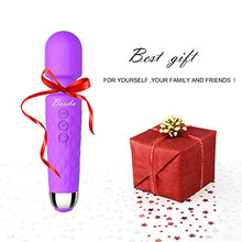 Load image into Gallery viewer, Bussba Electric Rechargeable Mini Whisper Quiet Waterproof protable 20 Vibration Multi-Function Wand Magic Massager for Therapeutic Waist Legs Head Lymph Joint Pains Relieves Muscle Stress Away
