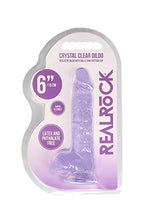 Load image into Gallery viewer, 6&quot; / 15 cm Realistic Dildo with Balls - Purple
