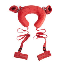 Load image into Gallery viewer, THAT NIGHT Adult Pillows Round Tied Hands Leggings Bondage Women Handcuffs Bondage Bundled Hands Toy ?Accessory Cosplay Red
