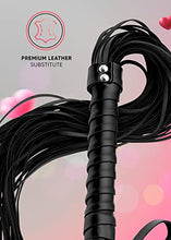 Load image into Gallery viewer, BDSM Sex Set 18&quot; Adult Paddle Crop 20&quot; Black Whip, Flogger For Sex Play, Bondage BDSM Whip Set, Spanking Sex Crop
