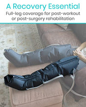 Load image into Gallery viewer, Vive Leg Compression Replacement Sleeves - Lower Garment Machine Cuff for Women, Men - Lymphedema Leg Device for Post Lift, Surgery, Sports - Pain Relief for Swelling - for Recovery, Rehab (Large)
