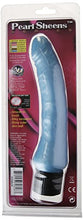 Load image into Gallery viewer, Golden Triangle Pearl Sheens Multi Speed Vibrator 8.5 Inch, Waterproof, Blue
