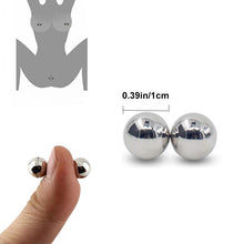 Load image into Gallery viewer, Magnetic Bead Nipple Clamps for Sex Pleasure, Clitoris Clips Bead, Weight Ball Nipple Clamps Sexual Pain for Women &amp; Men, Nipple Toys for Daily Wearing or Flirting (6pcs)
